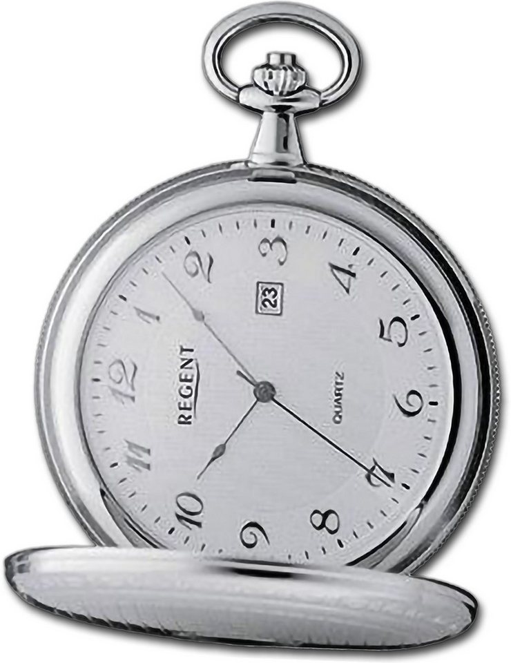 Regent Taschenuhr Regent Herren Taschenuhr Analog Gehäuse, (Analoguhr), Herrenuhr Taschenuhr, rundes Gehäuse, extra groß (ca. 50mm) von Regent