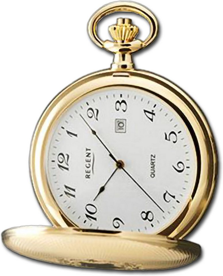 Regent Taschenuhr Regent Herren Taschenuhr Analog Gehäuse, (Analoguhr), Herrenuhr Taschenuhr, rundes Gehäuse, extra groß (ca. 51mm) von Regent