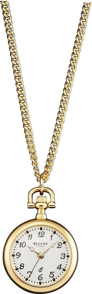 Regent Taschenuhr Regent Herren Taschenuhr Analog Gehäuse, (Analoguhr, Analoguhr), Herren Taschenuhr rund, extra groß (ca. 24mm), Metall, Elegant von Regent