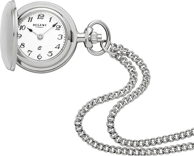 Regent Taschenuhr Regent Herren Taschenuhr Analog Gehäuse, (Analoguhr, Analoguhr), Herren Taschenuhr rund, extra groß (ca. 26mm), Metall, Elegant von Regent