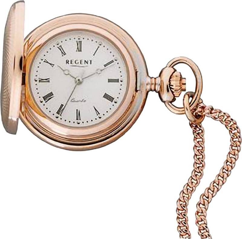 Regent Taschenuhr Regent Herren Taschenuhr Analog Gehäuse, (Analoguhr, Analoguhr), Herren Taschenuhr rund, extra groß (ca. 32mm), Metall, Elegant von Regent