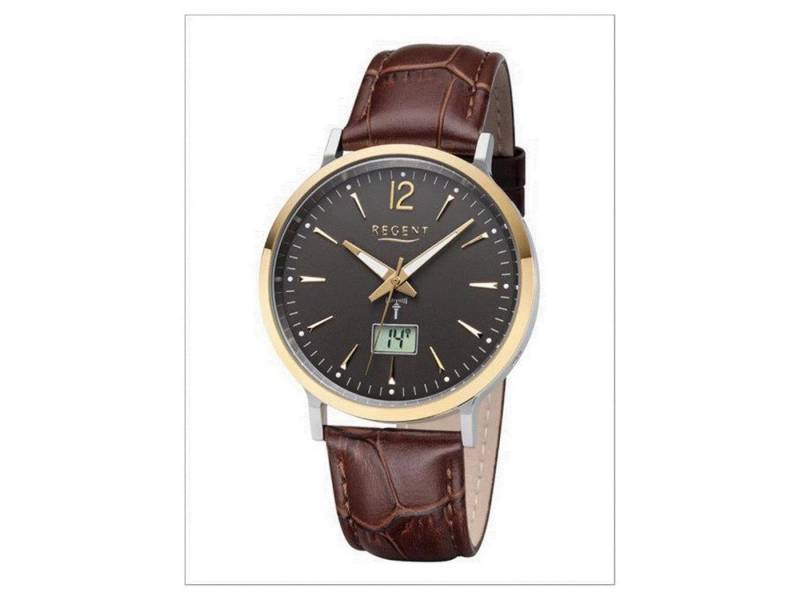 Regent Uhrenring Regent Uhr Herren Analog Digitale Funk Armbanduhr Modell BA-413 von Regent