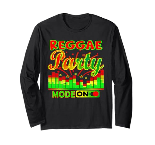 Reggae Party Modus auf: Reggae Party Outfits für Frauen Langarmshirt von Reggae party outfits Reggae party clothing women