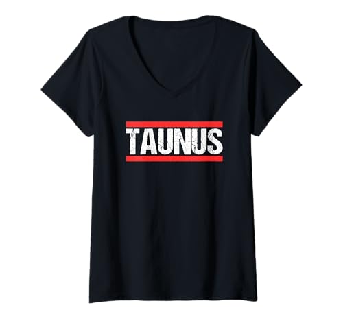 Damen Taunus T-Shirt mit V-Ausschnitt Damen Taunus T-Shirt mit V-Ausschnitt von Region Taunus Shop
