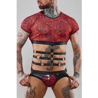 Herren Harness T-Shirt RERodrigo001 von Regnes Fetish Planet von Regnes Fetish Planet