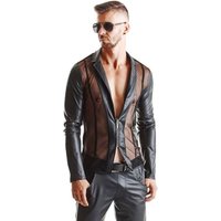 Herren Jacke mit Mesh und Wetlook Matieral von Regnes Fetish Planet