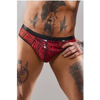 Herren Netz-Slip RESamuel001 mit Zebramuster von Regnes Fetish Planet von Regnes Fetish Planet