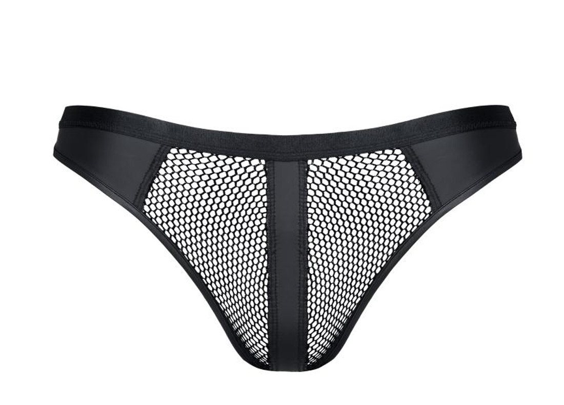 Regnes Fetish Planet String Schwarzer transparenter Herren String aus groben Netz und wetlook Mate Regnes Fetish Planet String Schwarzer transparenter Herren String aus groben Netz und wetlook Mate von Regnes Fetish Planet