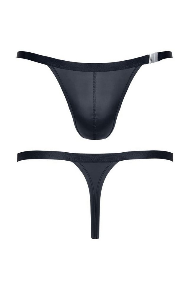 Regnes Fetish Planet String Herren-String in schwarz - XL von Regnes Fetish Planet