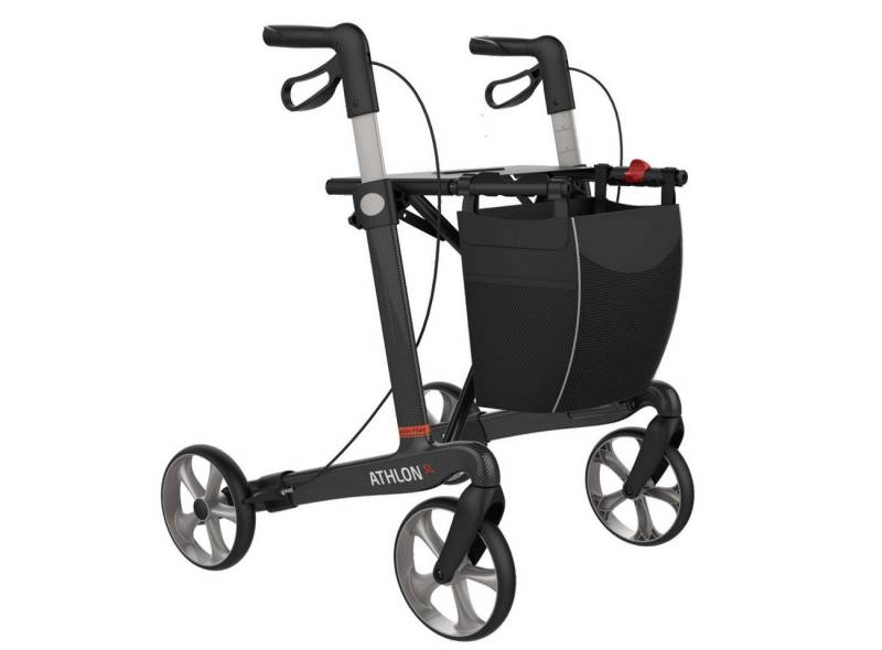 Rehasense Rollator Rehasense Athlon SL Carbon Rollator, Größe S, Carbonschwarz von Rehasense