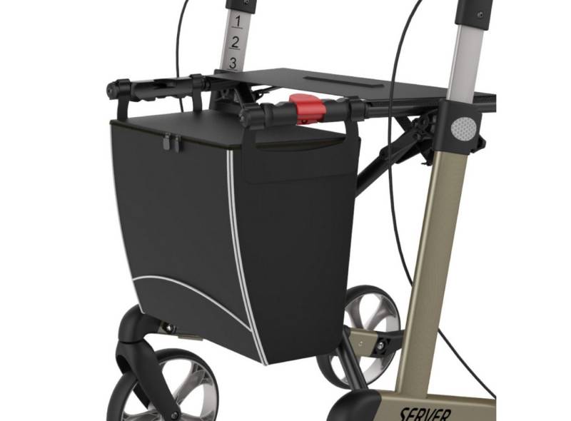 Rehasense Rollator Tasche wasserabweisend, großes Innfach mit Zipper, für Server, Athlon SL, Router, Navigator von Rehasense