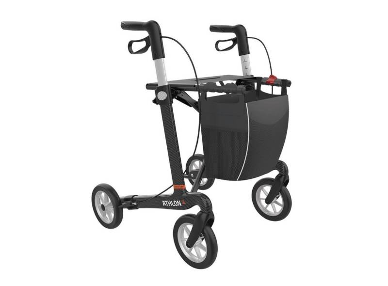 Rehasense Rollator Rehasense Athlon SL Carbon Rollator, Gr.L, PUR Softräder, Schwarz von Rehasense