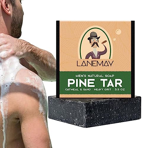 1/4 Pack Natural Soap Bar for Men 100 g - Remove Dirt and Oil on the Surface of the Skin | Black Soap Bar | Naturally Extracted Spices, Refreshing and Non-sticky, Safe and Gentle for All Skin Types von Rehmanniae