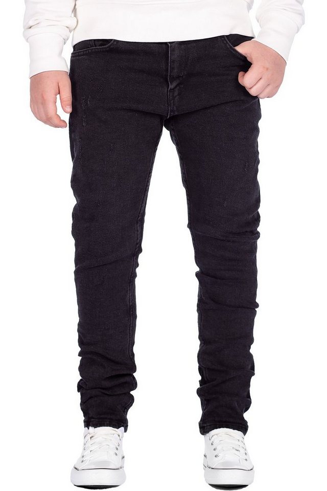 Reichstadt 5-Pocket-Jeans Casual Jungen Hose RS117 mit verzierter Gesäßtasche von Reichstadt