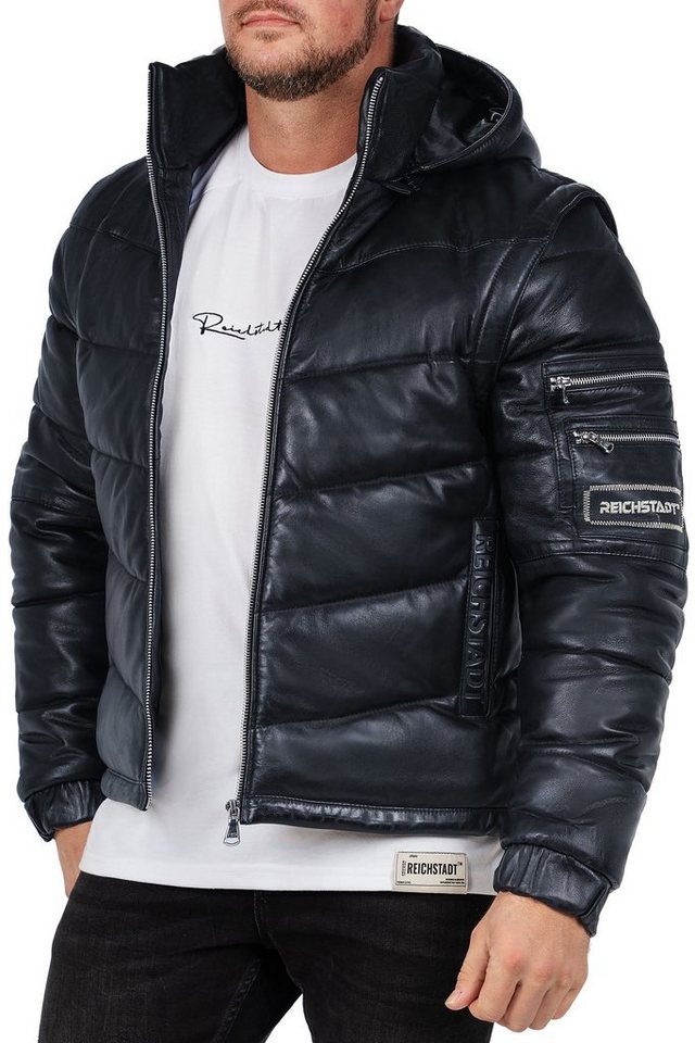 Reichstadt Bomberjacke Herren Regular Fit Jacke Echtleder 22RS032LUX Jacke und Weste in einem Produkt von Reichstadt