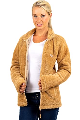 Reichstadt Damen Fleecejacke 22RSW002 Camel L von Reichstadt