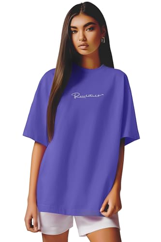 Reichstadt Damen Oversized T-Shirt 23RSW044 Light Purple M von Reichstadt