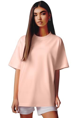 Reichstadt Damen Oversized T-Shirt 23RSW044 Old Pink L von Reichstadt