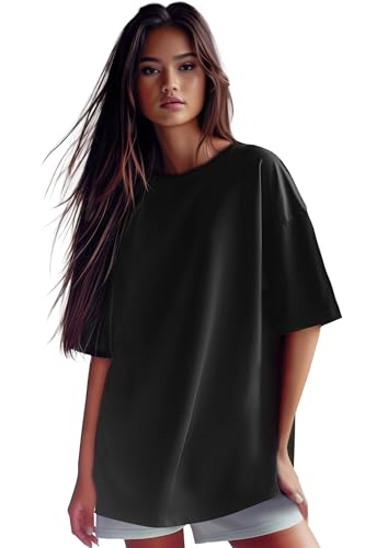 Reichstadt Damen Oversized T-Shirt 24RSW058 Black XXL von Reichstadt