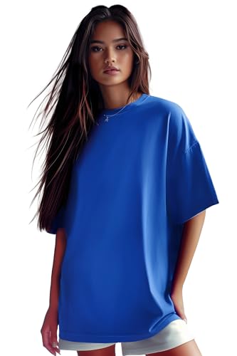 Reichstadt Damen Oversized T-Shirt 24RSW058 Blue M von Reichstadt