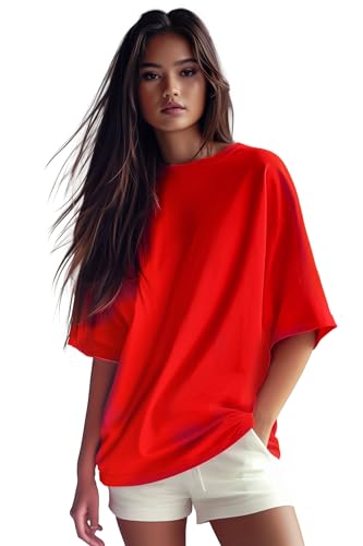 Reichstadt Damen Oversized T-Shirt 24RSW058 Red L von Reichstadt