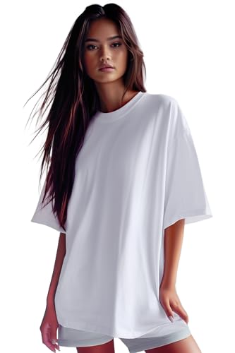 Reichstadt Damen Oversized T-Shirt 24RSW058 White XXL von Reichstadt