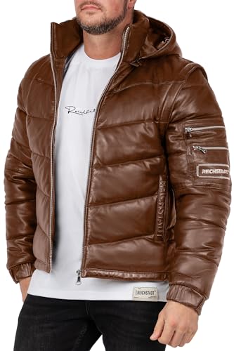 Reichstadt Herren Echtleder Jacke 22RS032LUX Cognac M von Reichstadt