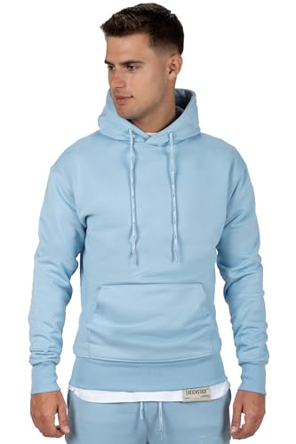 Reichstadt Herren Hoodie 23RS034 Baby Blue XL von Reichstadt