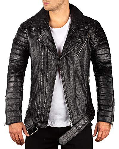 Reichstadt Herren Jacke 20RS23-BANS Crocodile - Black M von Reichstadt