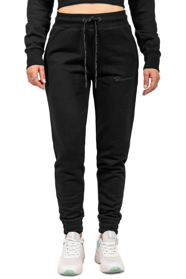 Reichstadt Jogginghose Damen Slim Fit Sporthose Marken-Stick 23RSW039 Mit Eleganten Details von Reichstadt