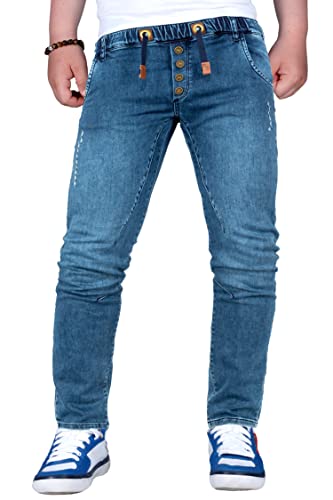 Reichstadt Jungen Kinder Jeans Jogging Denim Hochwertig 6-16 Jahre RS105, Blau, 128/134 von Reichstadt