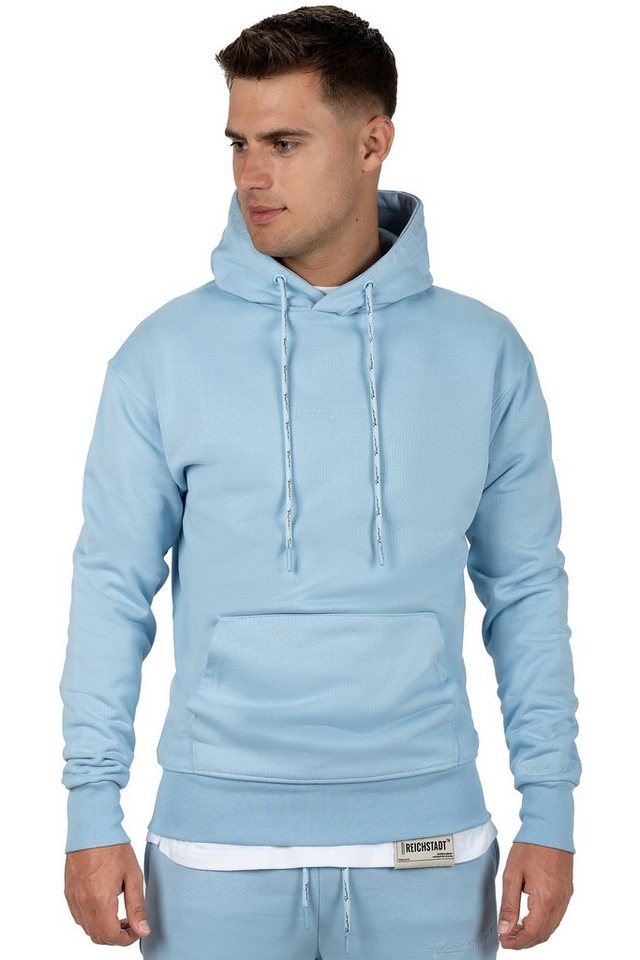 Reichstadt Kapuzenpullover Herren Regular Fit Hoodie Marken-Stick 23RS034 mit Eleganten Details von Reichstadt