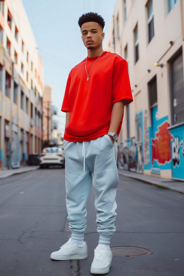 Reichstadt Oversize-Shirt Casual T-Shirt 24RS058 in kräftigen Farben von Reichstadt