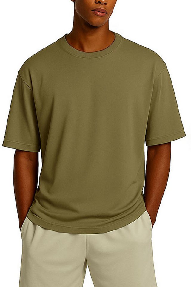 Reichstadt T-Shirt Reichstadt Shoulder Drop Herren T-Shirt 25RS071 in kräftigen Farben von Reichstadt