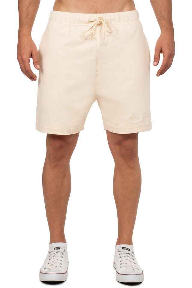 Reichstadt Sweatshorts Reichstadt Herren Shorts 25RS072 Dezente Ton-in-Ton Stickerei als stilvolles Detail von Reichstadt