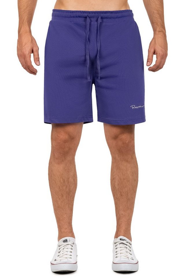 Reichstadt Shorts Herren Kurze Hose Marken-Stick Light Purple 3XL S-23RS043 Mit hochwertigem Stitching von Reichstadt