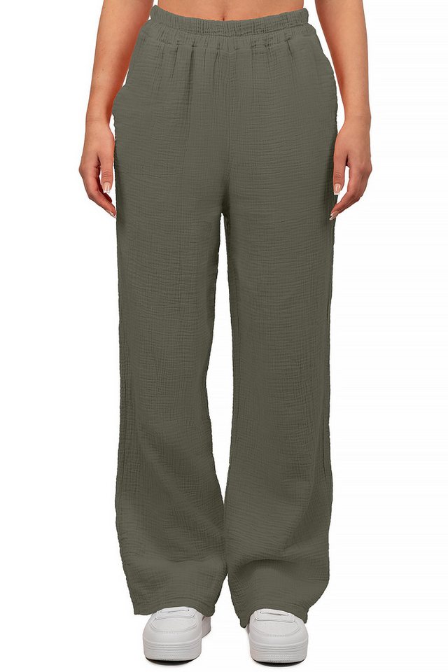 Reichstadt Relaxhose Damen Musselin Hose 25RSW082 Sommerliche Farben, atmungsaktives Material von Reichstadt