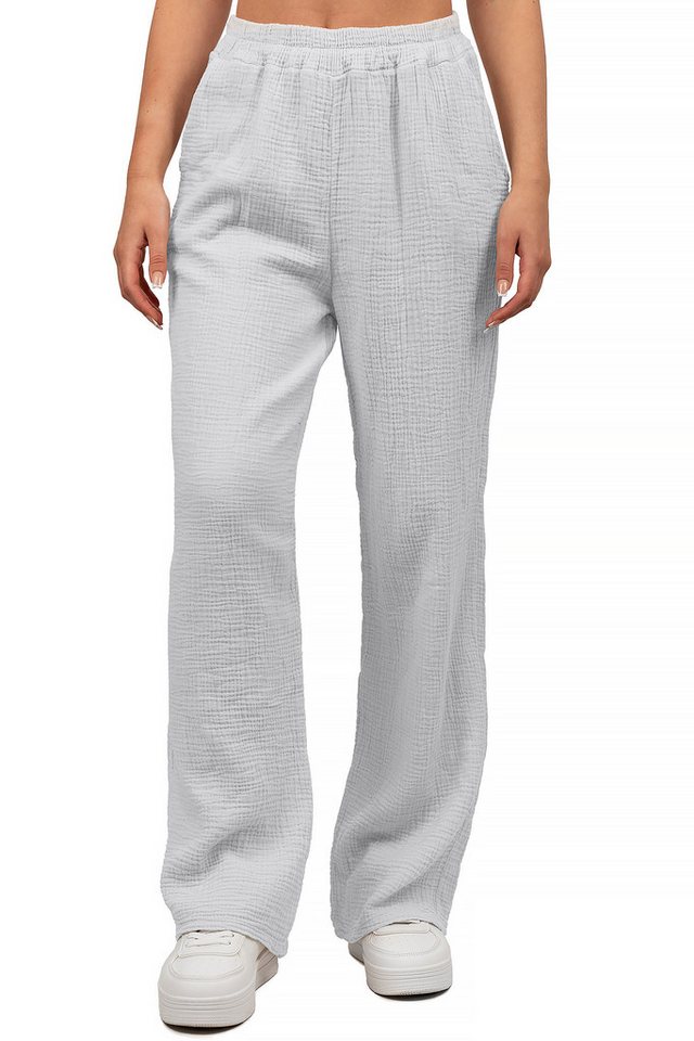 Reichstadt Relaxhose Damen Musselin Hose 25RSW082 Sommerliche Farben, atmungsaktives Material von Reichstadt