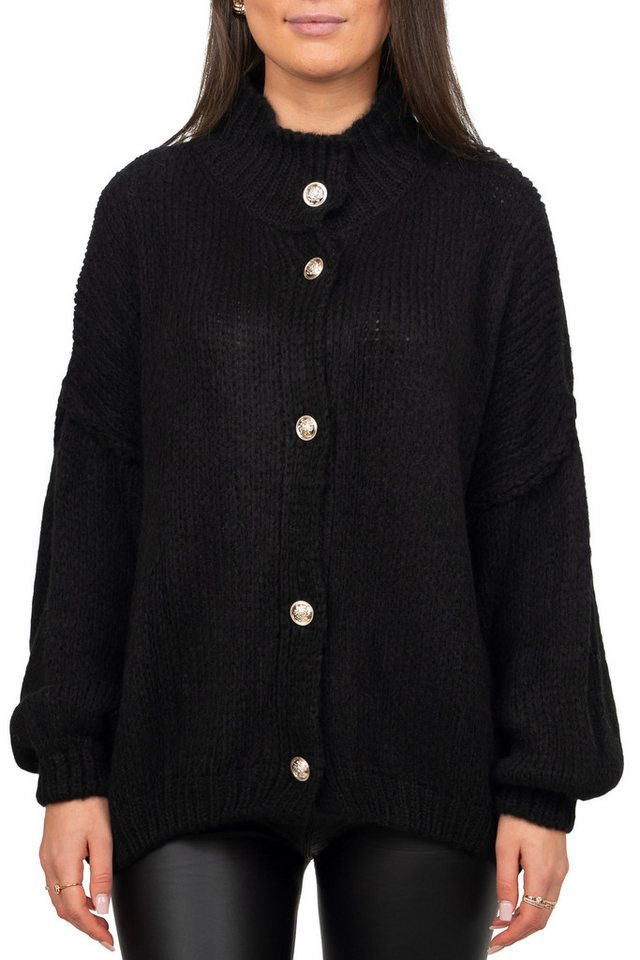 Reichstadt Strickjacke Damen Relaxed Fit Pullover Musselin 25RSW068 (1-tlg) Oversized-Look von Reichstadt