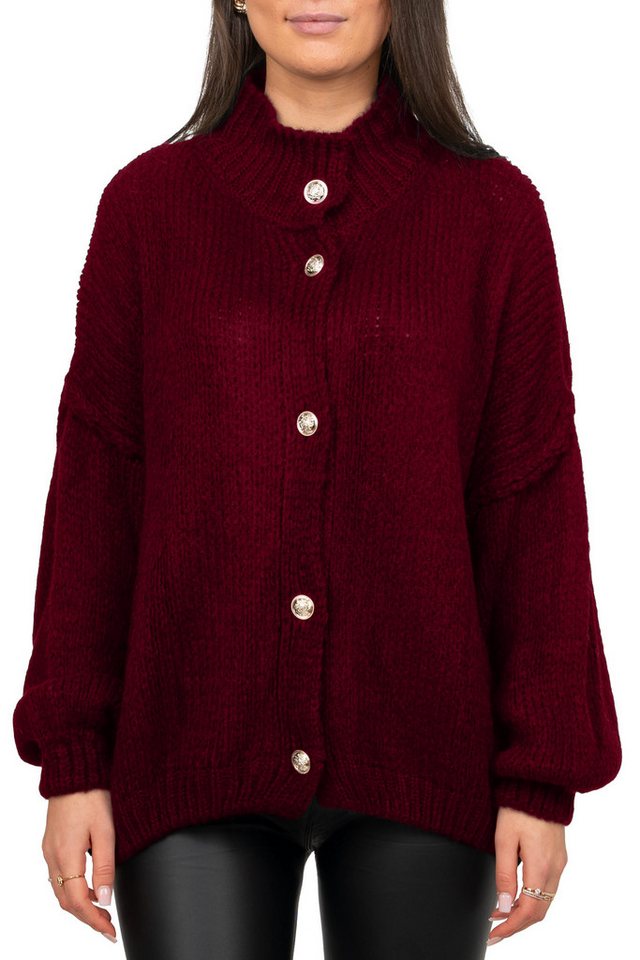 Reichstadt Strickjacke Damen Relaxed Fit Pullover Oversized-Look 25RSW068 (1-tlg) Weicher Strickstoff sorgt für ein angenehmes Tragegefühl von Reichstadt