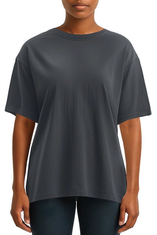 Reichstadt T-Shirt Reichstadt Shoulder Drop Damen T-Shirt 25RSW071 Vielseitig kombinierbar von Reichstadt