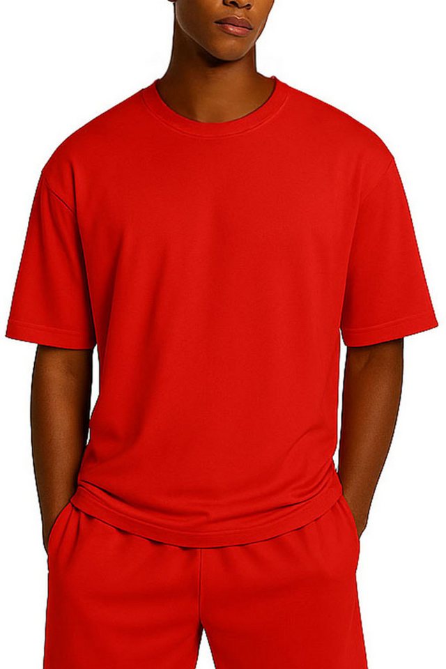 Reichstadt T-Shirt Reichstadt Shoulder Drop Herren T-Shirt 25RS071 in kräftigen Farben von Reichstadt