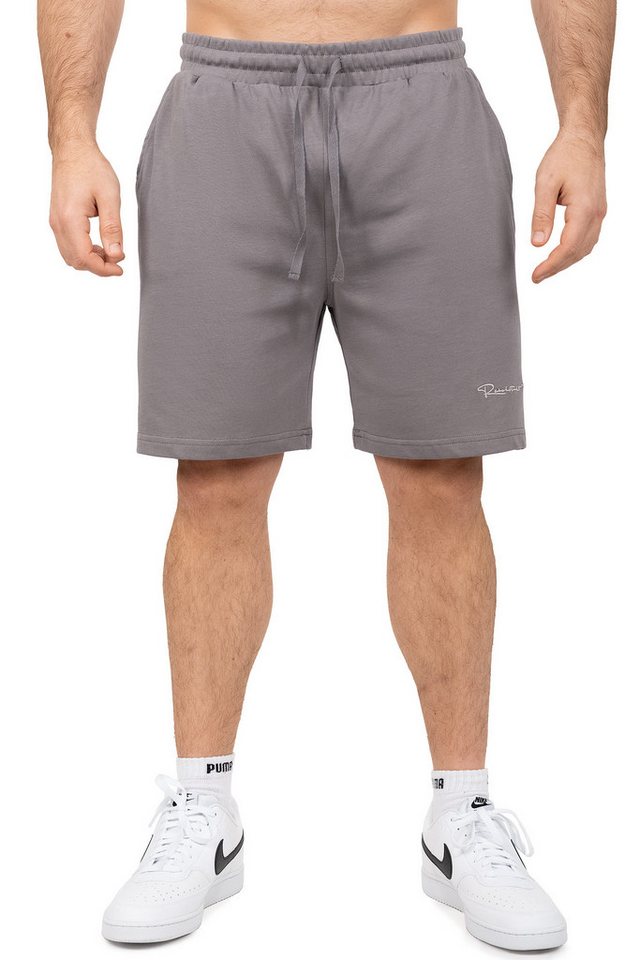 Reichstadt Trainingsshorts Herren Regular Fit Sport Hose Marken-Stick S-23RS043 mit Stitching am Hosenbein von Reichstadt