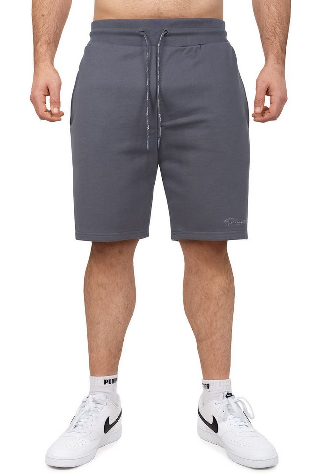 Reichstadt Trainingsshorts Herren Regular Fit Kurze Sport Hose Marken-Stick S-23RS036 mit Stitching am Hosenbein von Reichstadt