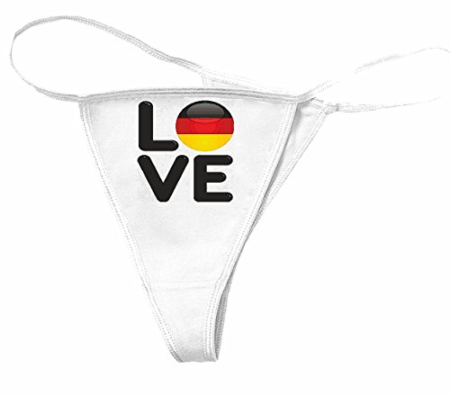 Reifen-Markt Damen String-Tanga Motiv-300258 Größe S Farbe Weiss Druck von Reifen-Markt