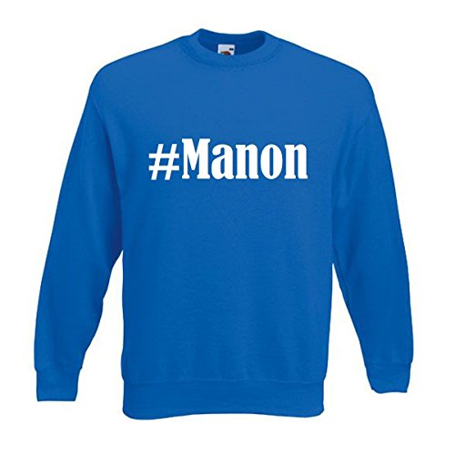 Reifen-Markt Sweatshirt Damen #Manon Größe XS Farbe Blau Druck Weiss von Reifen-Markt
