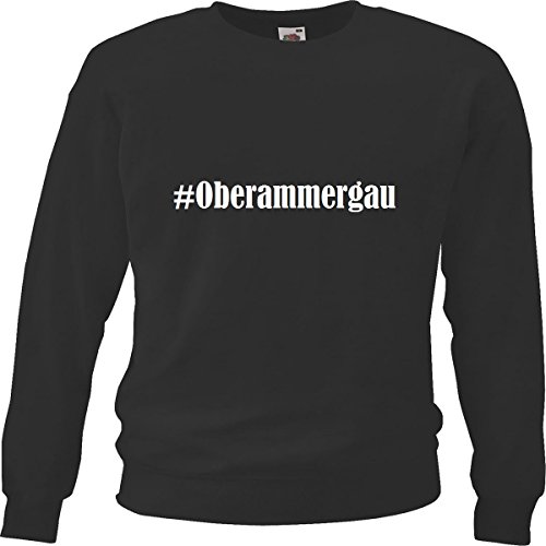 Reifen-Markt Sweatshirt Damen #Oberammergau Größe XL Farbe Schwarz Druck Weiss von Reifen-Markt