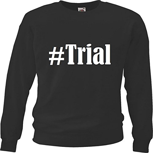 Reifen-Markt Sweatshirt Damen #Trial Größe XS Farbe Schwarz Druck Weiss von Reifen-Markt