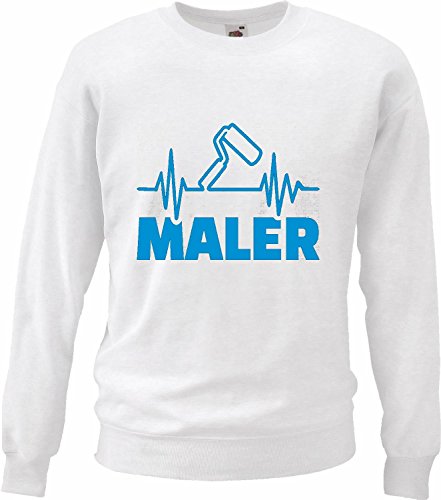 Reifen-Markt Sweatshirt Herren Motiv-400640 Größe XL Farbe Weiss Druck von Reifen-Markt