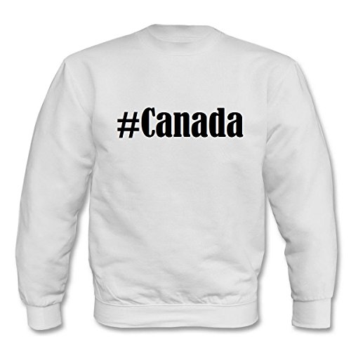 Reifen-Markt Sweatshirt Kinder #Canada Größe 164 Farbe Weiss Druck Schwarz von Reifen-Markt